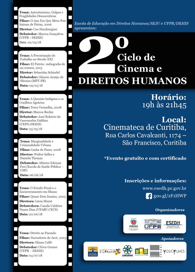 2º Ciclo de Cinema e Direitos Humanos