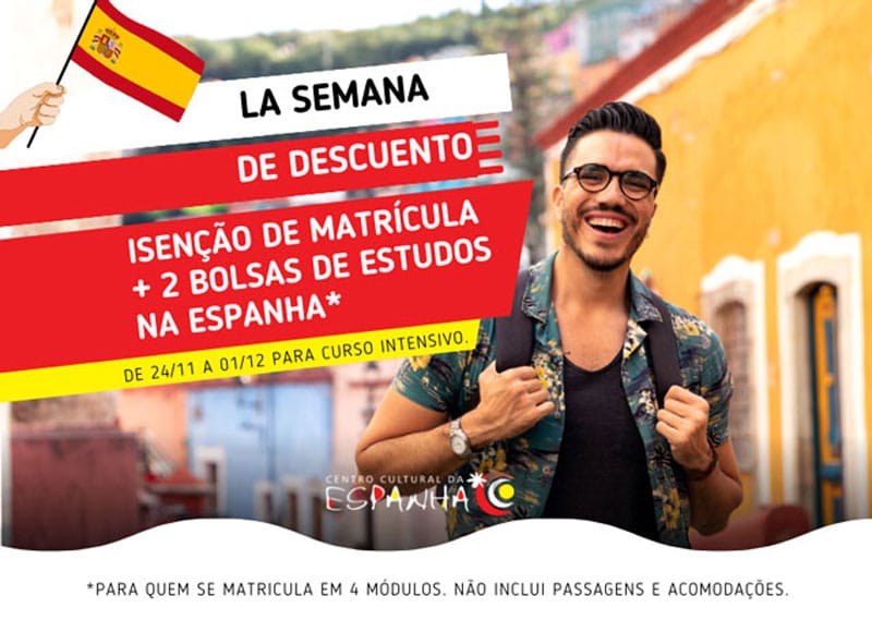 INTENSIVO DE ESPANHOL COM PROMO IMPERDÍVEL!